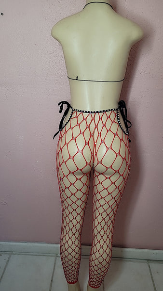 Two piece fishnet